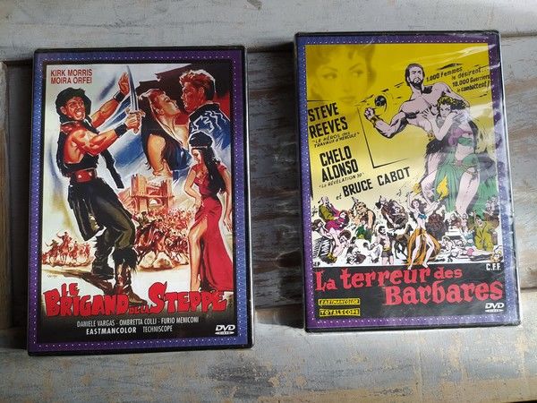 2 DVD Vieux Films Brigand de la Steppes Terreur des Barbares 24 Loches (37)