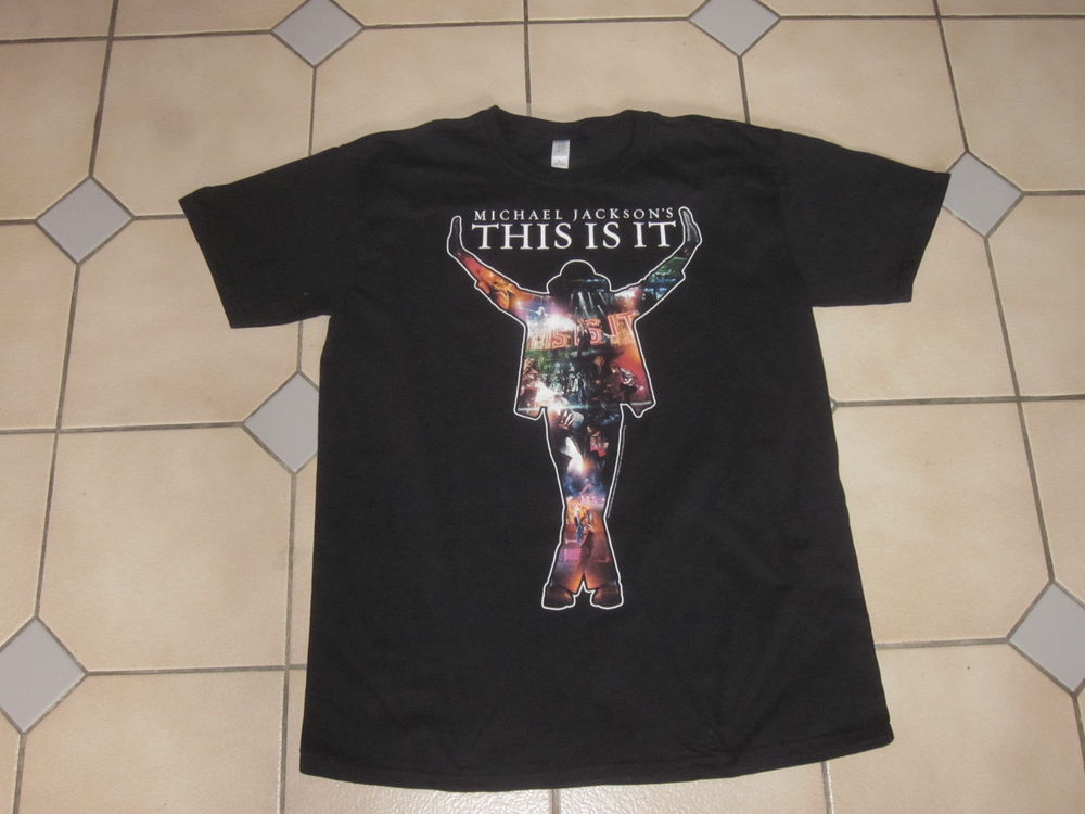 VIEUX MAILLOT  MARQUE GILDAN    Michael Jackson This Is It   15 Villepinte (93)