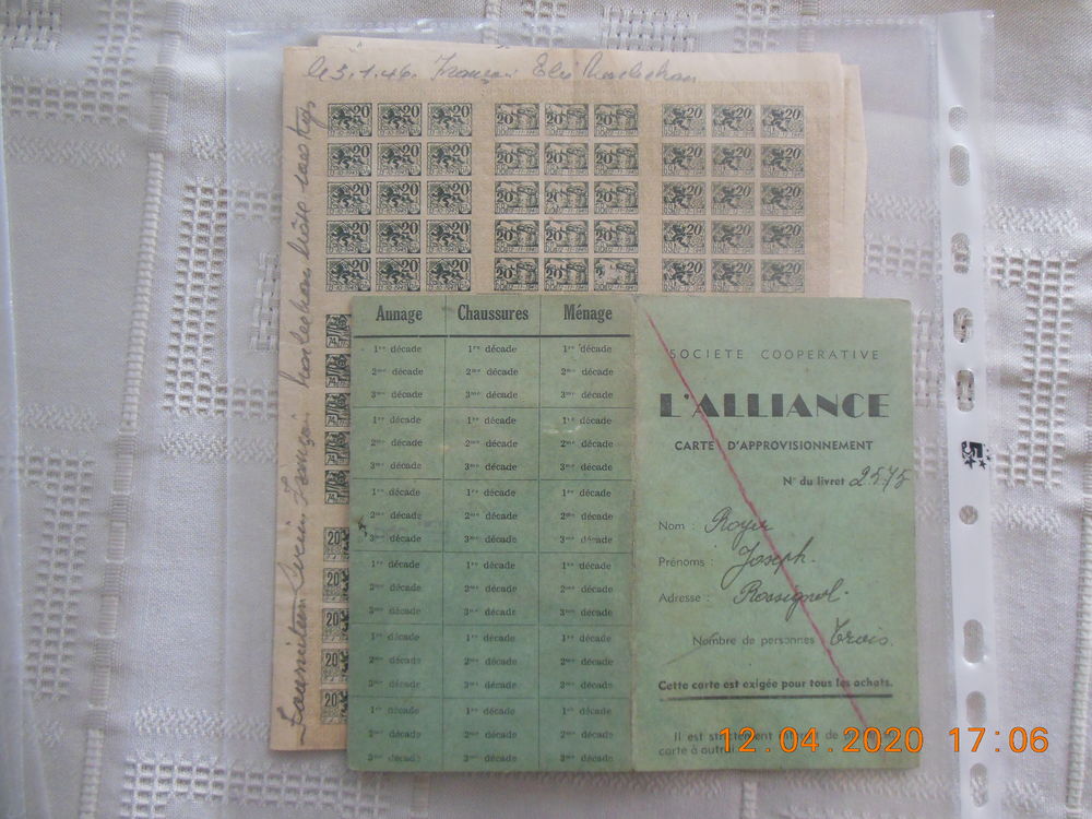 vieux papiers de guerre belge 20 Sedan (08)