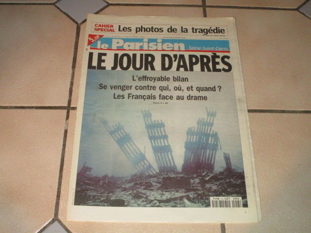 VIEUX PARISIEN NEW YORK  13 SEPTEMBRE 2001 15 Villepinte (93)