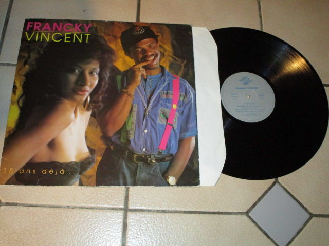 VIEUX VINYLE 33T  1989   15 ans deja   FRANCKY VINCENT 6 Villepinte (93)