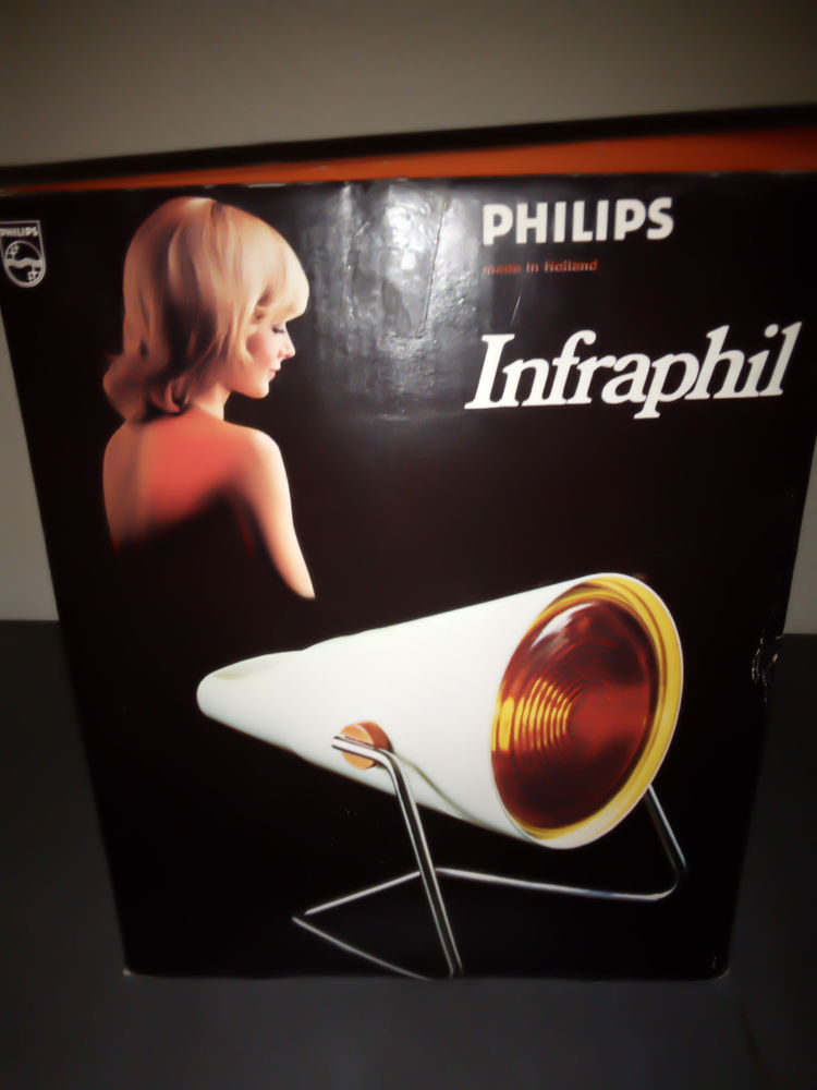vintage 1970 - lampe chauffante Philips infraphil rouge 30 Villeneuve-le-Roi (94)