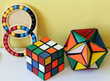 Vintage 1982 Alexander Star Puzzle Rubik Cube, jeux de patie 