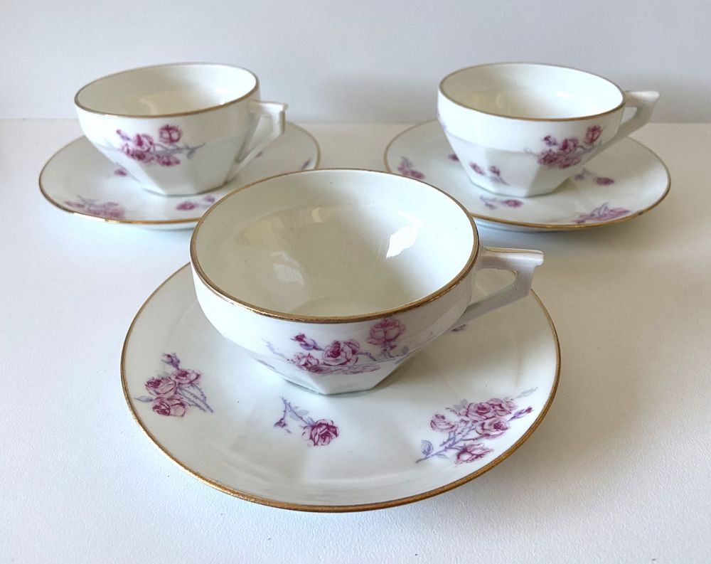 Vintage Ancien Service � Th� Chocolat M&S Mass� & Surget 0 Hyeres Plage (83)