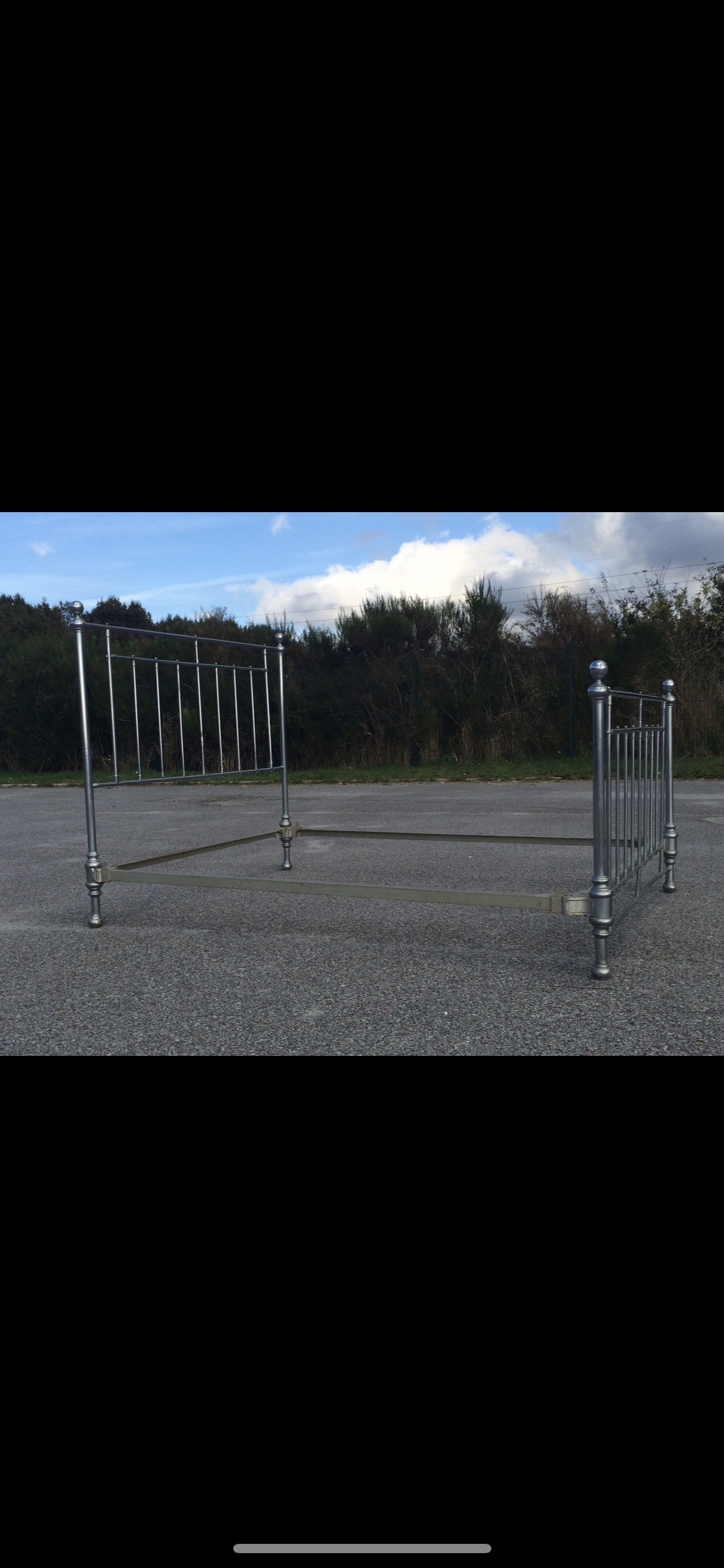 Lit vintage � barreaux 120 Rouen (76)