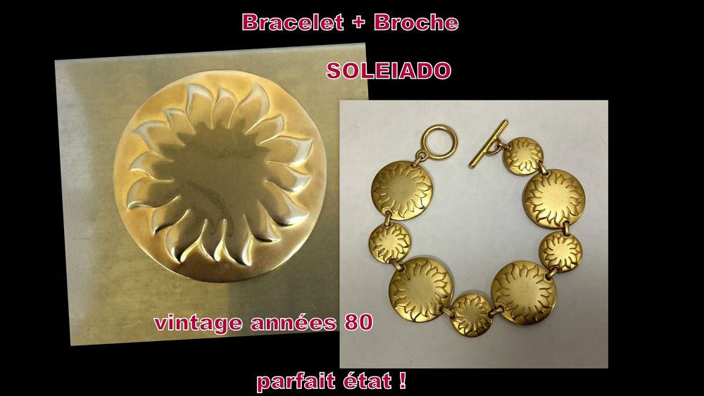 VINTAGE * Bijoux m�tal dor�s SOLEIADO * parfait �tat 35 Chalon-sur-Sa�ne (71)