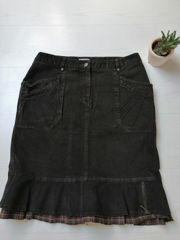 Vintage jupe en jean 40 Garcelles-Secqueville (14)