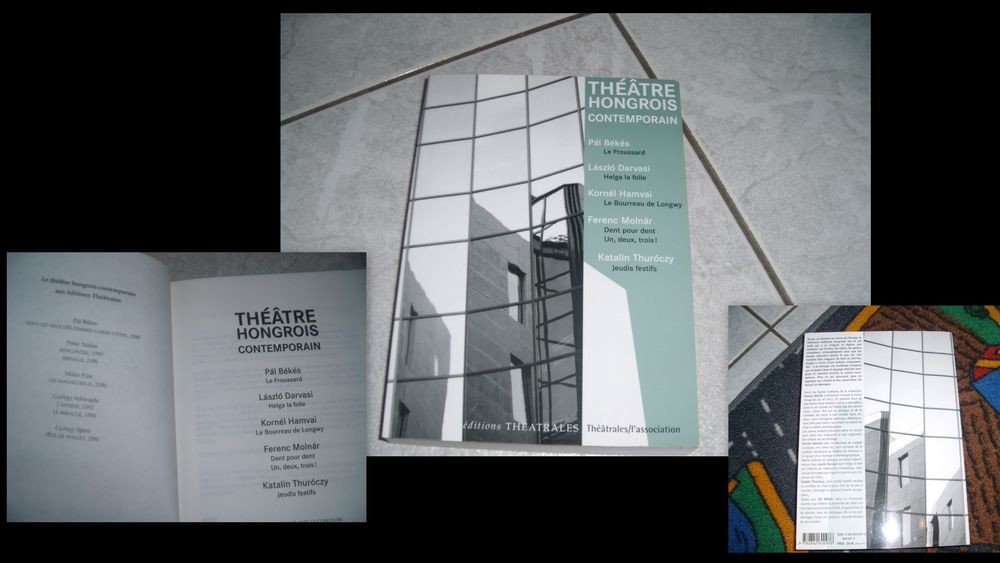 VINTAGE  * livre Th��tre Hongrois contemporain 10 Chalon-sur-Sa�ne (71)