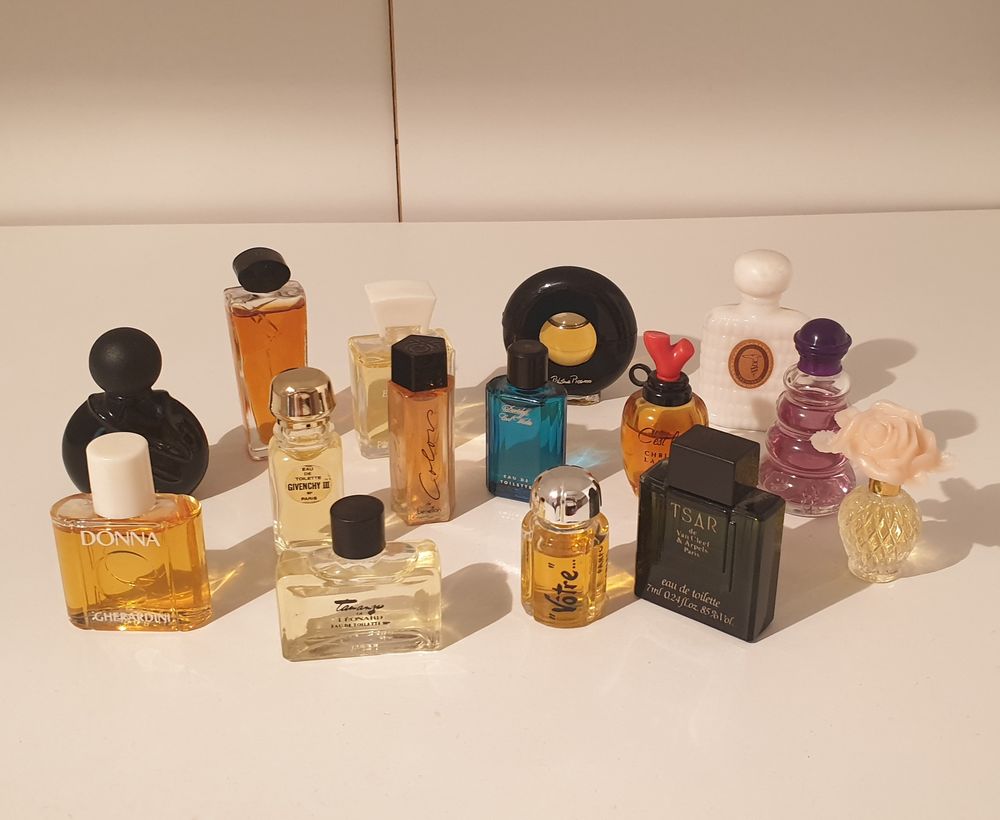VINTAGE - MINIATURES DE PARFUM - ANNEES 80-2000 - Lot 3 60 Nice (06)