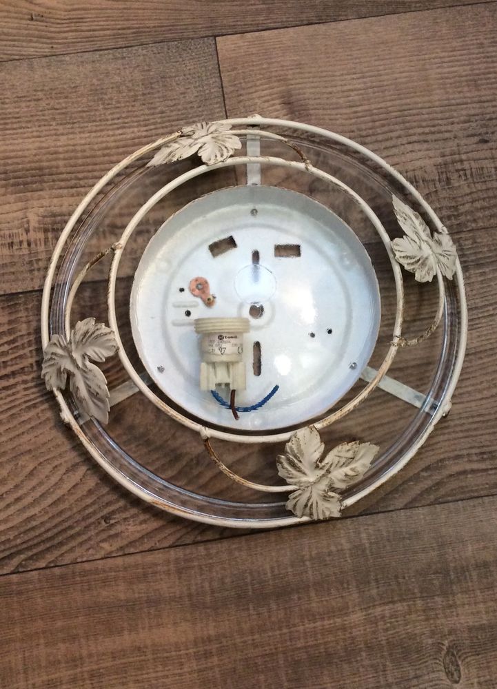 Vintage Super plafonnier D 30 cm 7 Livarot (14)