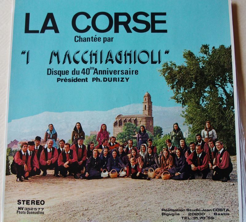 Vinyl La CORSE  I MACCHIAGHIOLI 5 Lille (59)