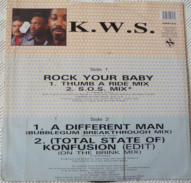 Vinyl K W S  Rock Your Baby 4 Lille (59)
