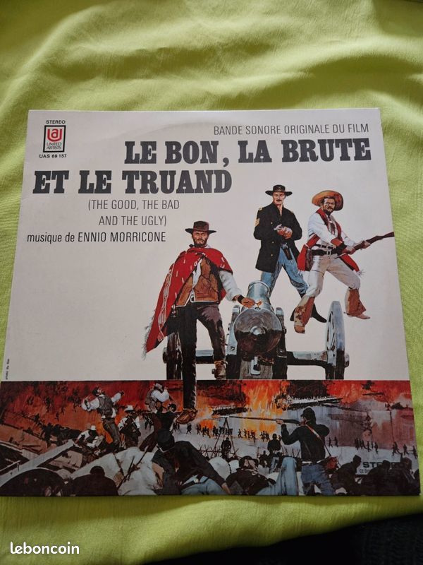 Vinyle 33t ?Le Bon, La Brute et Le Truand? (United Artists, 40 Dourdan (91)