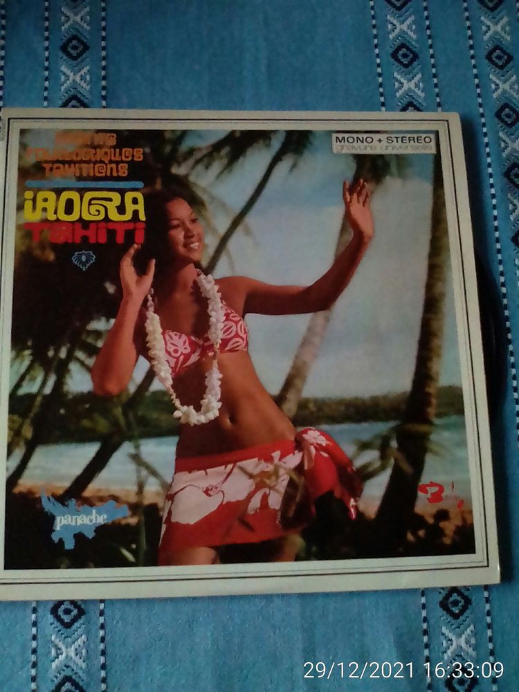 Vinyle 33T CHANTS TAHITIENS - IAORA TAHITI 15 Cachan (94)