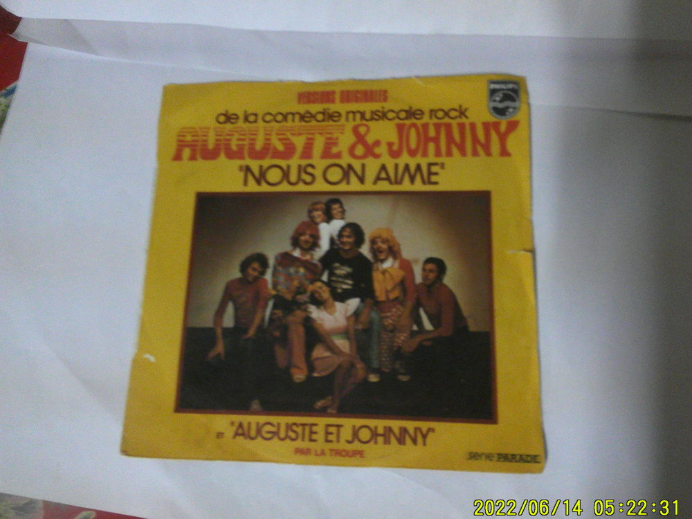 Vinyle - Com�die Musicale Rock  AUGUST & JOHNNY 15 Nontron (24)