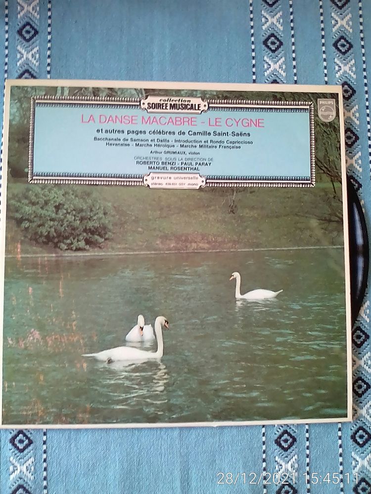 Vinyle 33T DANSE MACABRE LE SIGNE- CAMILLE SAENS 15 Cachan (94)