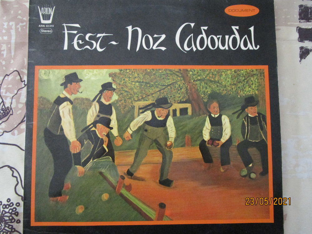 vinyle  fest noz Cadoudal  �diteur ARION 
40 Chanteloup-en-Brie (77)