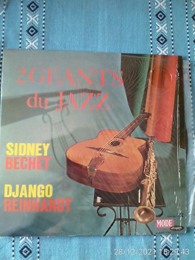 Vinyle 33T 2 GEANTS DU JAZZ - BECHET REINHARDT 15 Cachan (94)
