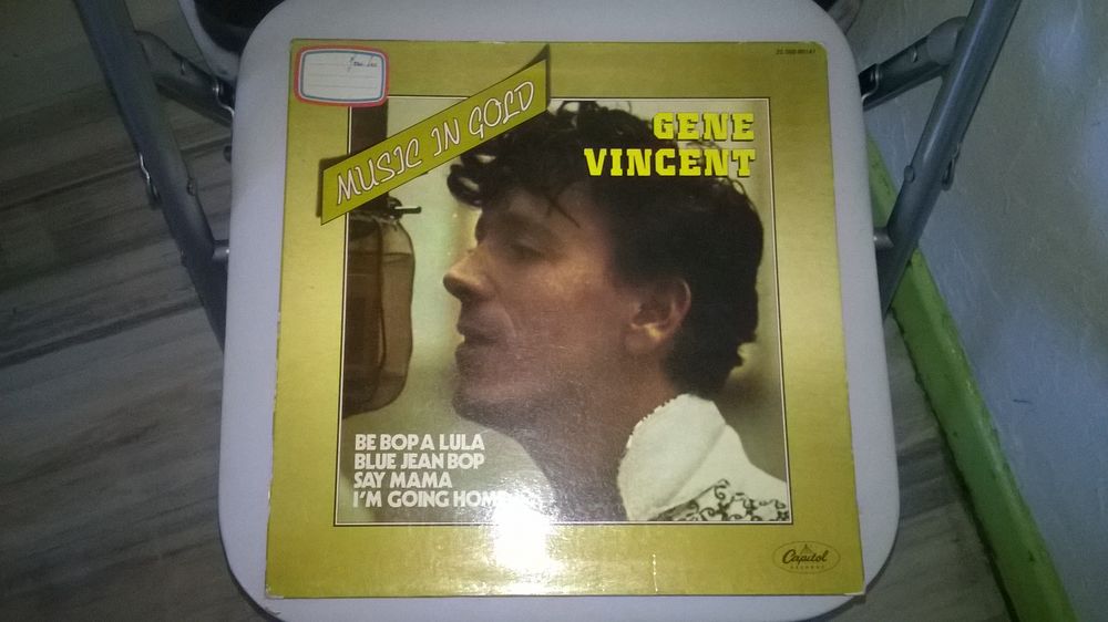 Vinyle  Gene Vincent 
music in gold
1978 
Excellent etat
15 Talange (57)