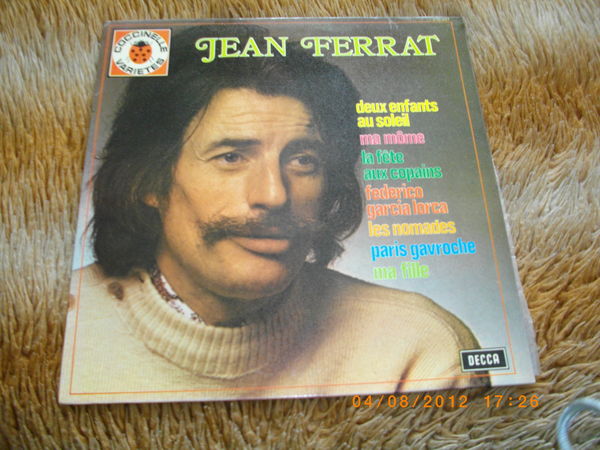 VINYLE 33 T DE JEAN FERRAT 10 Perros-Guirec (22)