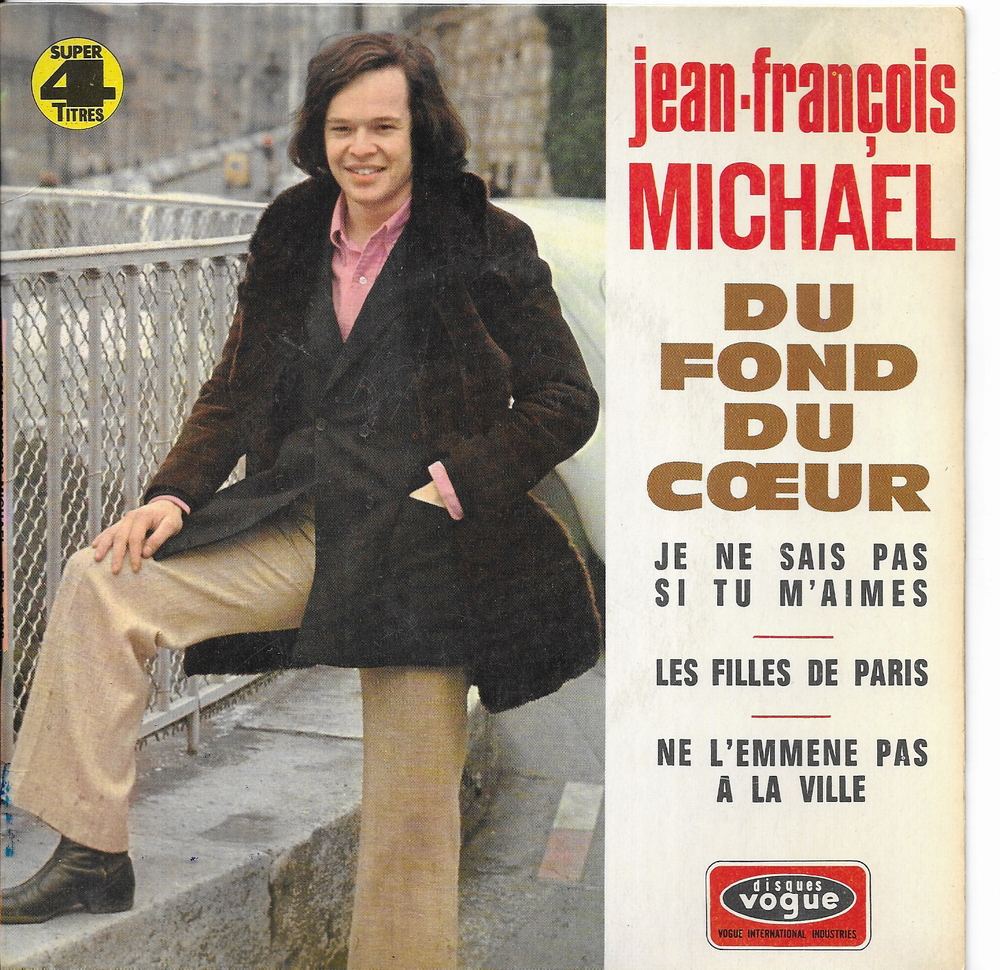Vinyle 45 T , Jean-Fran�ois MICHAEL 1970 6 Tours (37)