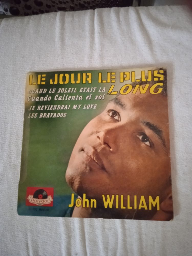 Vinyle 45 T John William
Le Jour Le Plus Long
1962 14 Talange (57)