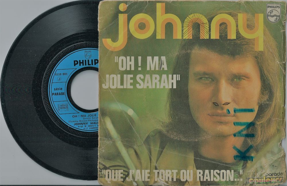 Vinyle 45 T   Jonny Hallday 1971 18 Tours (37)