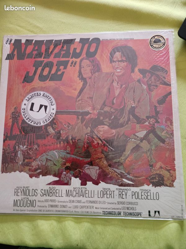 Vinyle Navajo Joe Leo Nichols ? Navajo Joe United Artists Re 40 Dourdan (91)