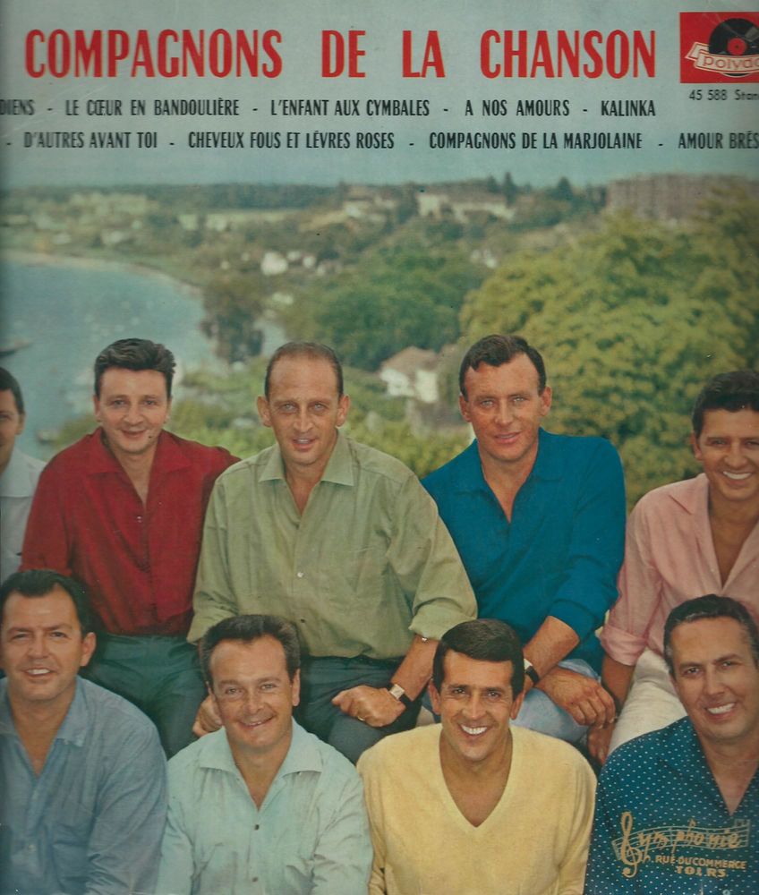 Vinyle 33 T petit format les compagnons de la chanson 12 Tours (37)