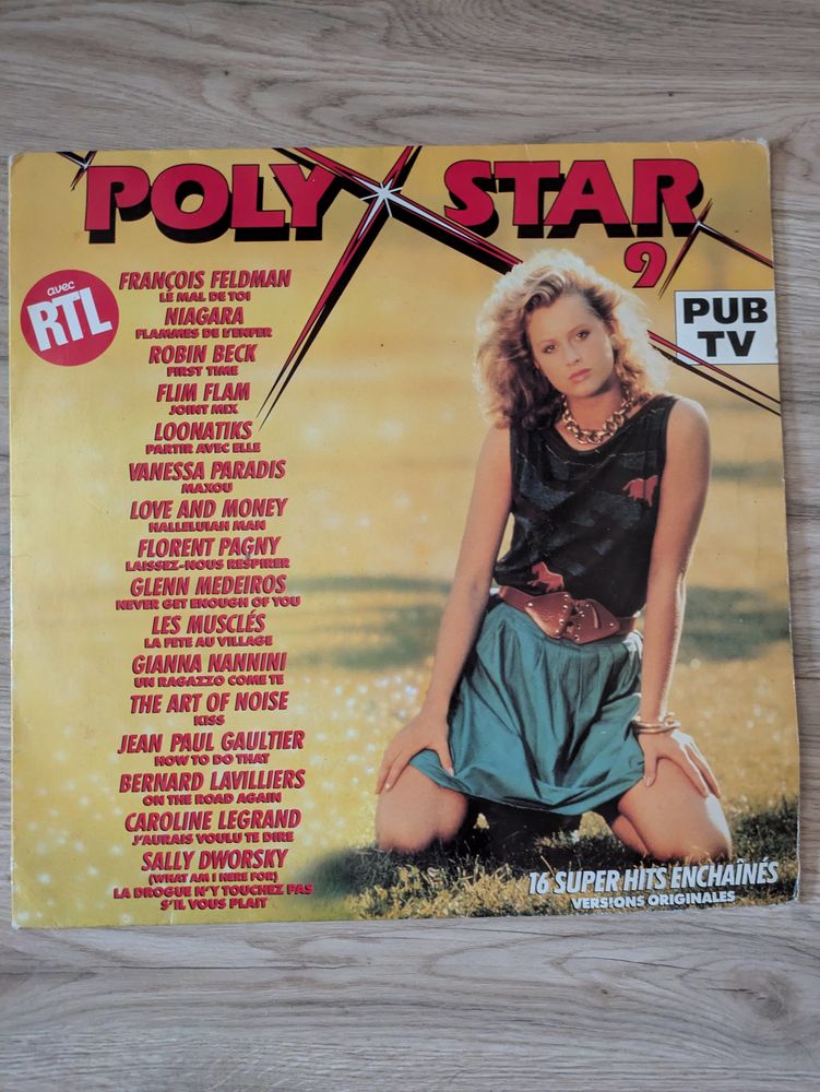 Vinyle - Poly Star 9 - Pub TV 10 Seclin (59)