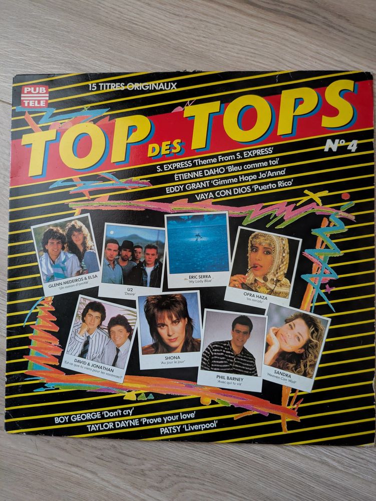 Vinyle - Top des tops n�4 - 15 titres 15 Seclin (59)