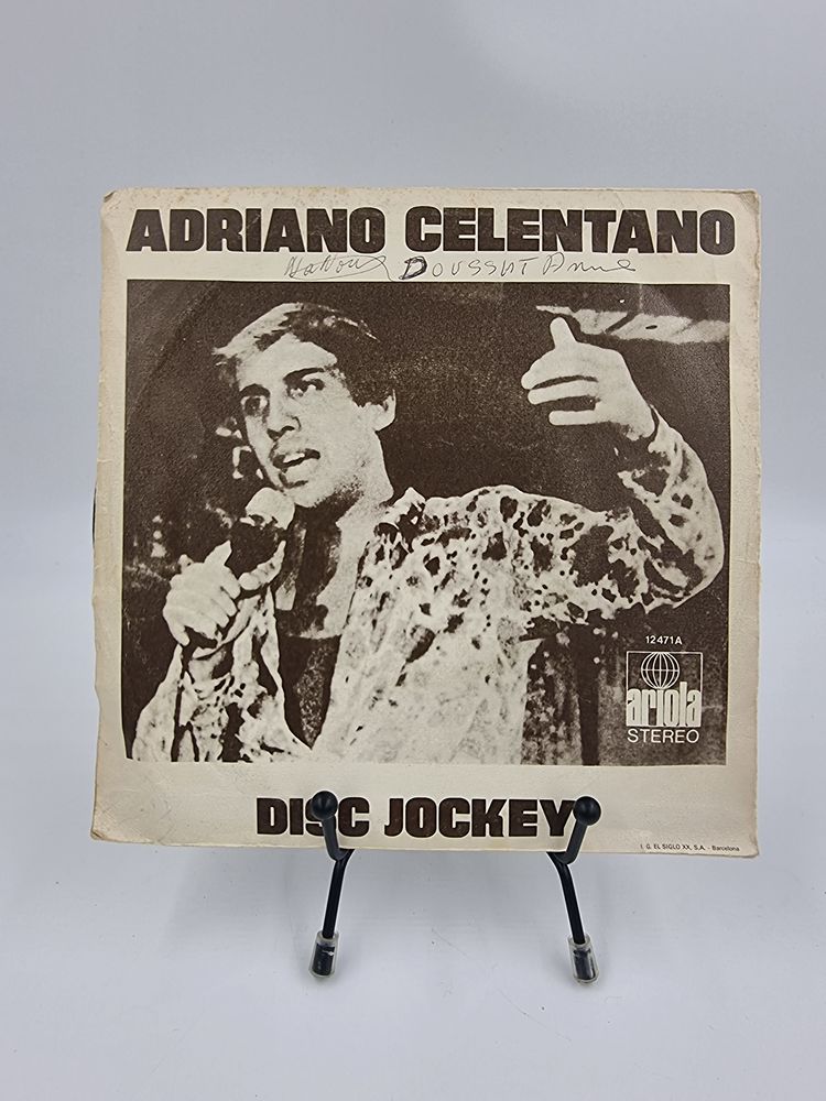 Vinyle 45 tours Adriano Celentano : Disc Jockey 2 Vulbens (74)