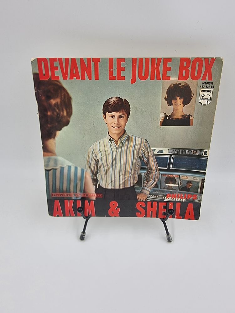 Vinyle 45 tours Akim & Sheila : Devant le Juke Box 2 Vulbens (74)