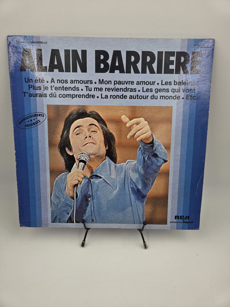 Vinyle 33 tours Alain Barriere (Enregistrement Originaux) 5 Vulbens (74)