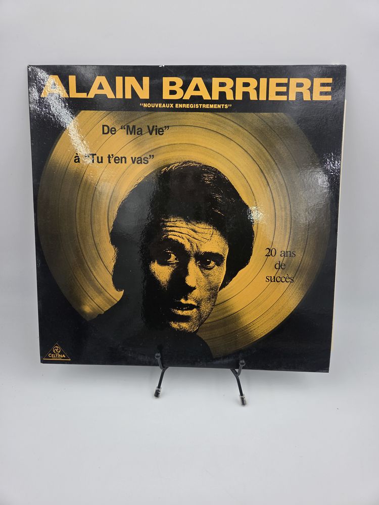Vinyle 33 tours Alain Barriere  Nouveaux Enregistrements  11 Vulbens (74)