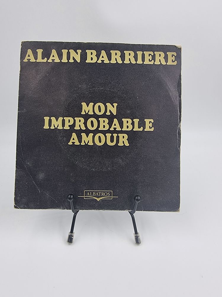 Vinyle 45 tours Alain Barriere : Mon Improbable Amour 3 Vulbens (74)