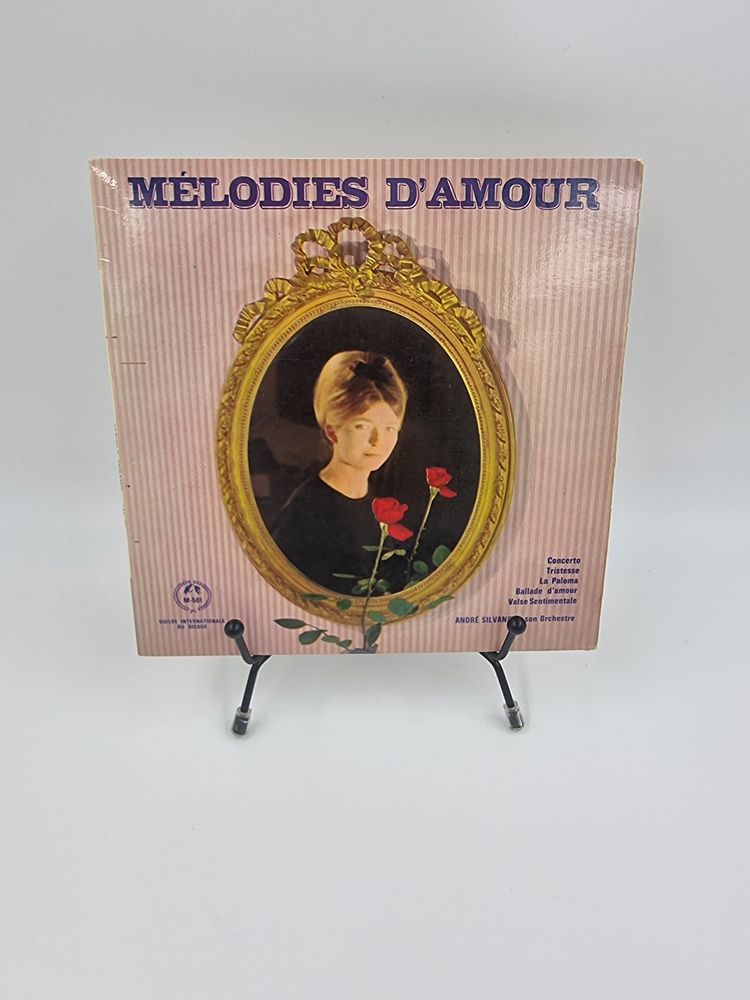 Vinyle 45 tours Andr� Silvano : M�lodies D'Amour 6 Vulbens (74)