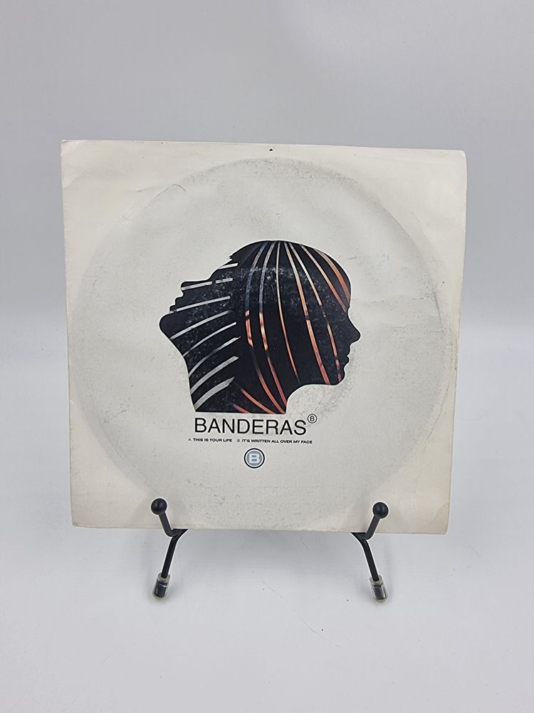 Vinyle 45 tours Banderas : This is Your Life / It's Written 4 Vulbens (74)