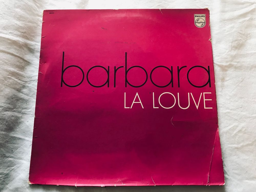 Vinyle 33 tours  Barbara     La louve   10 Mottier (38)