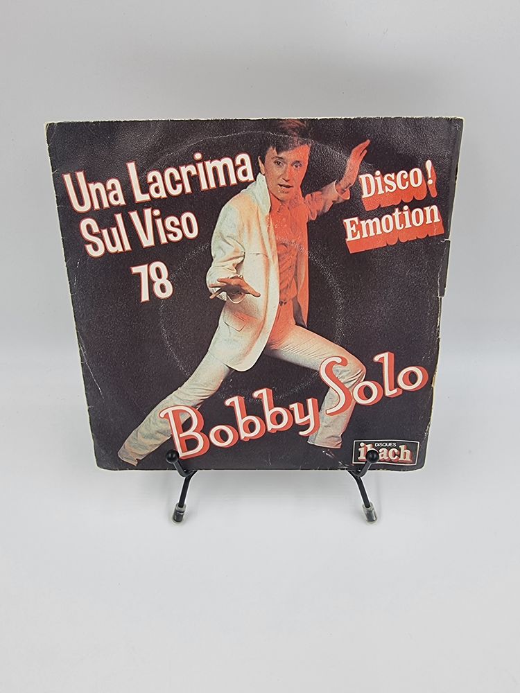 Vinyle 45 tours Bobby Solo : Una Lacrima sul Viso 78 1 Vulbens (74)