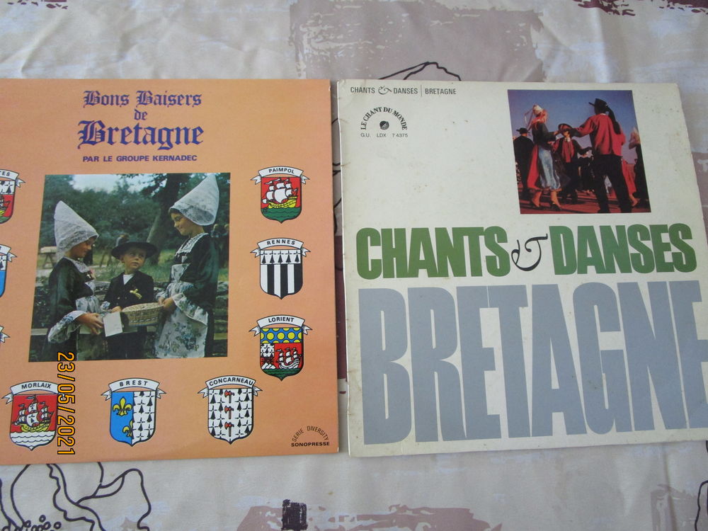 vinyle 33 tours  bons Baisers de Bretagne  par le groupe Ker 10 Chanteloup-en-Brie (77)