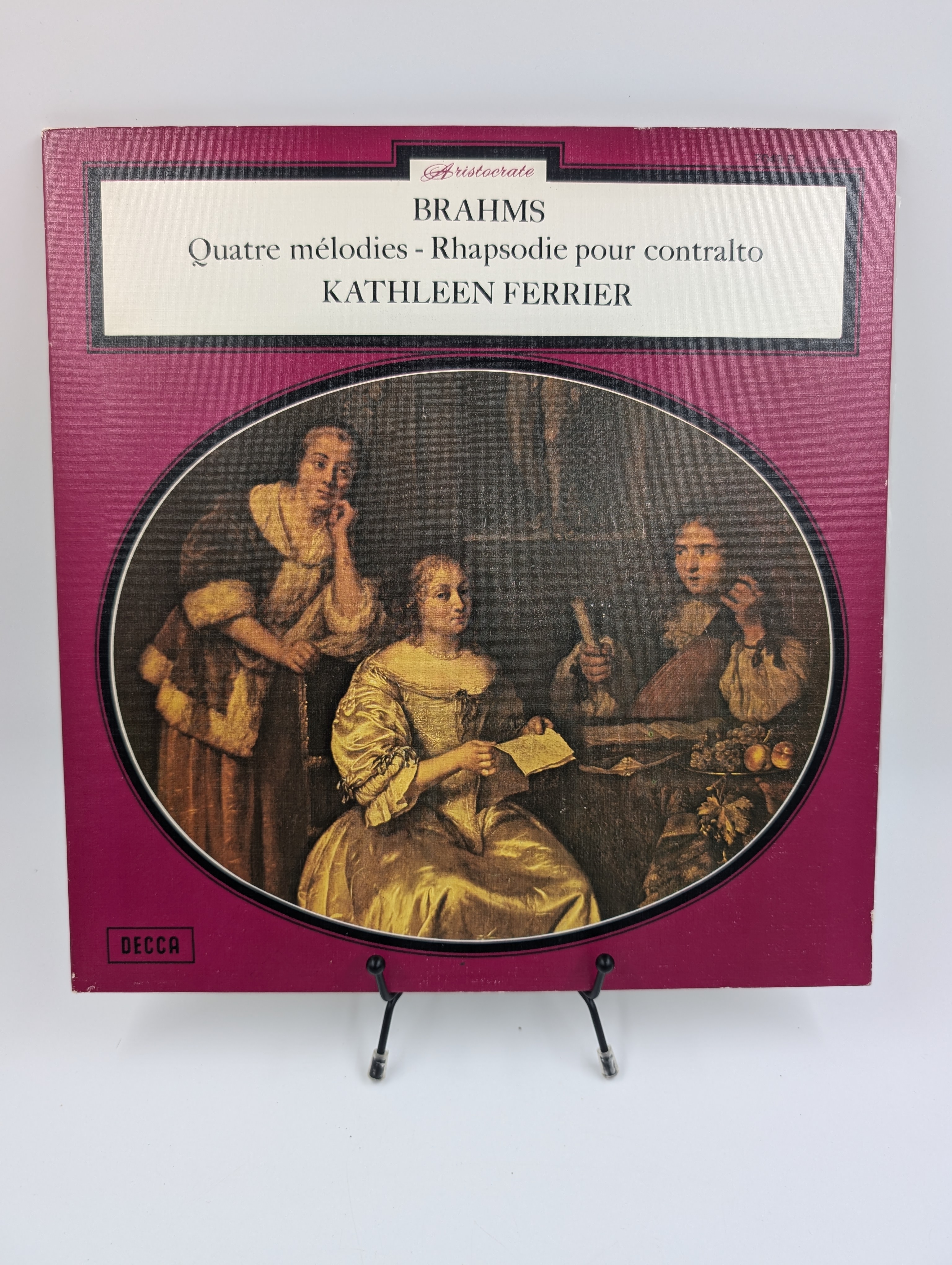 Vinyle 33 tours Brahms : 4 M�lodies (Kathleen Ferrier) 9 Vulbens (74)