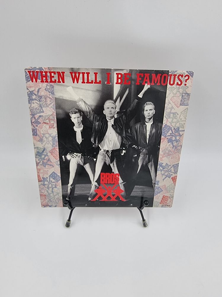 Vinyle 45 tours Bros : When Will I be Famous ? avec fourreau 2 Vulbens (74)