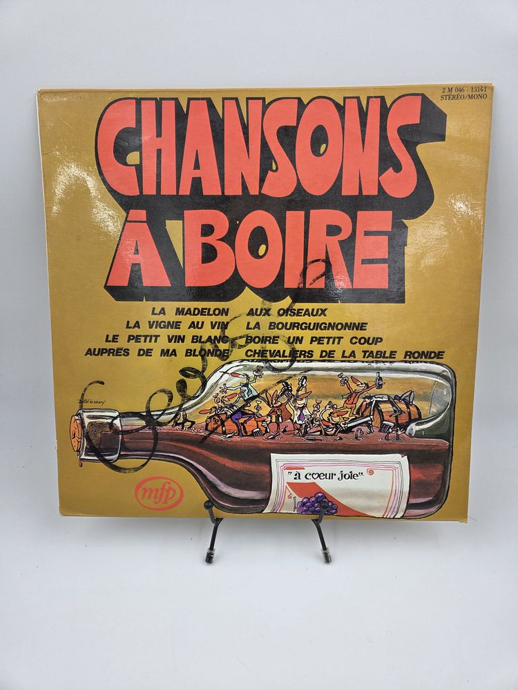 Vinyle 33 tours Chansons � Boire : � C?ur Joie (La Madelon) 5 Vulbens (74)
