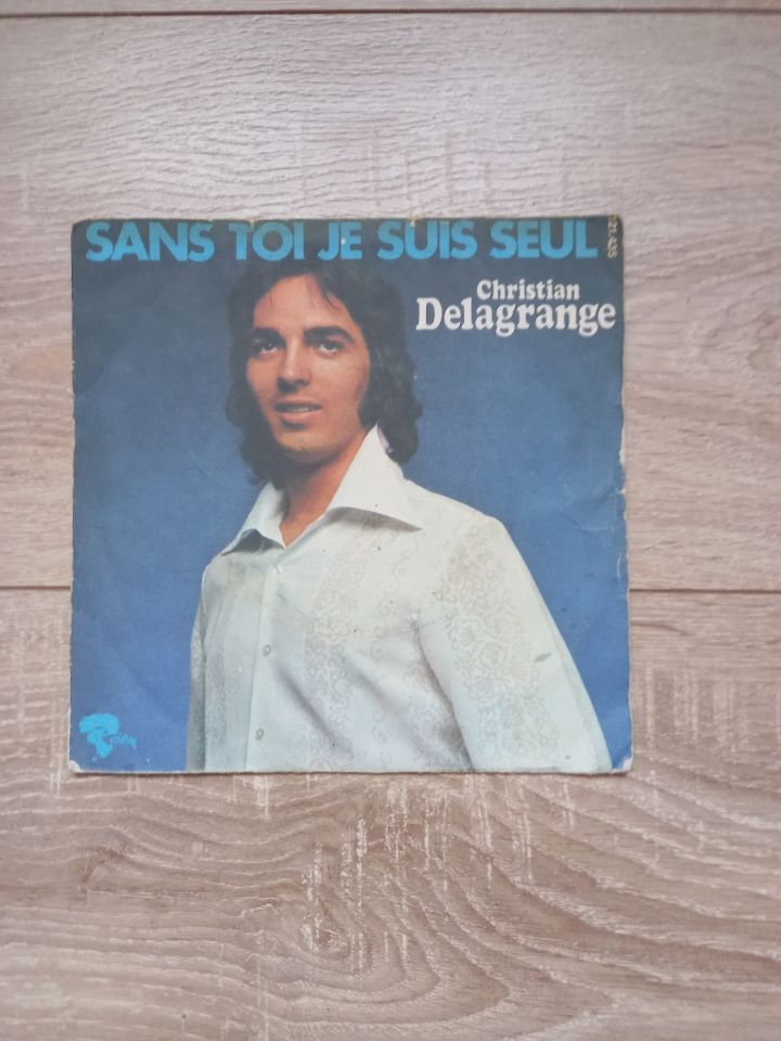  Vinyle 45 tours Christian Delagrange   sans toi je suis seu 1.5 Villiers (86)