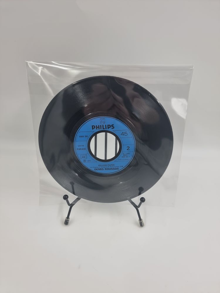 Vinyle 45 tours Demis Roussos : Yellow Paper / Good Bye my.. 1 Vulbens (74)
