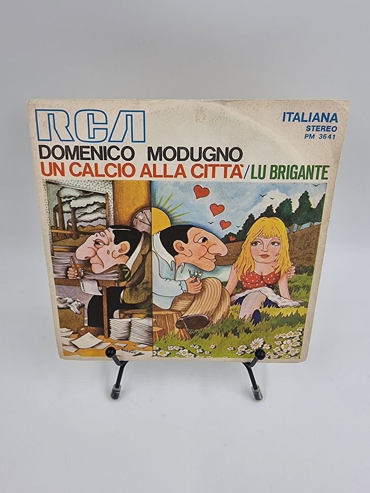 Vinyle 45 tours Domenico Modugno : Un Calcio All Citta... 1 Vulbens (74)