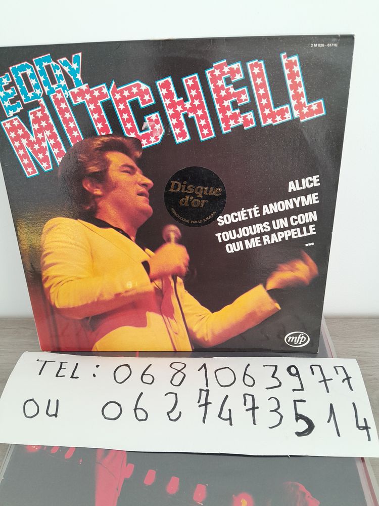 vinyle 33 tours EDDY MICHELL TEL 0627473514 5 Jarnac (16)