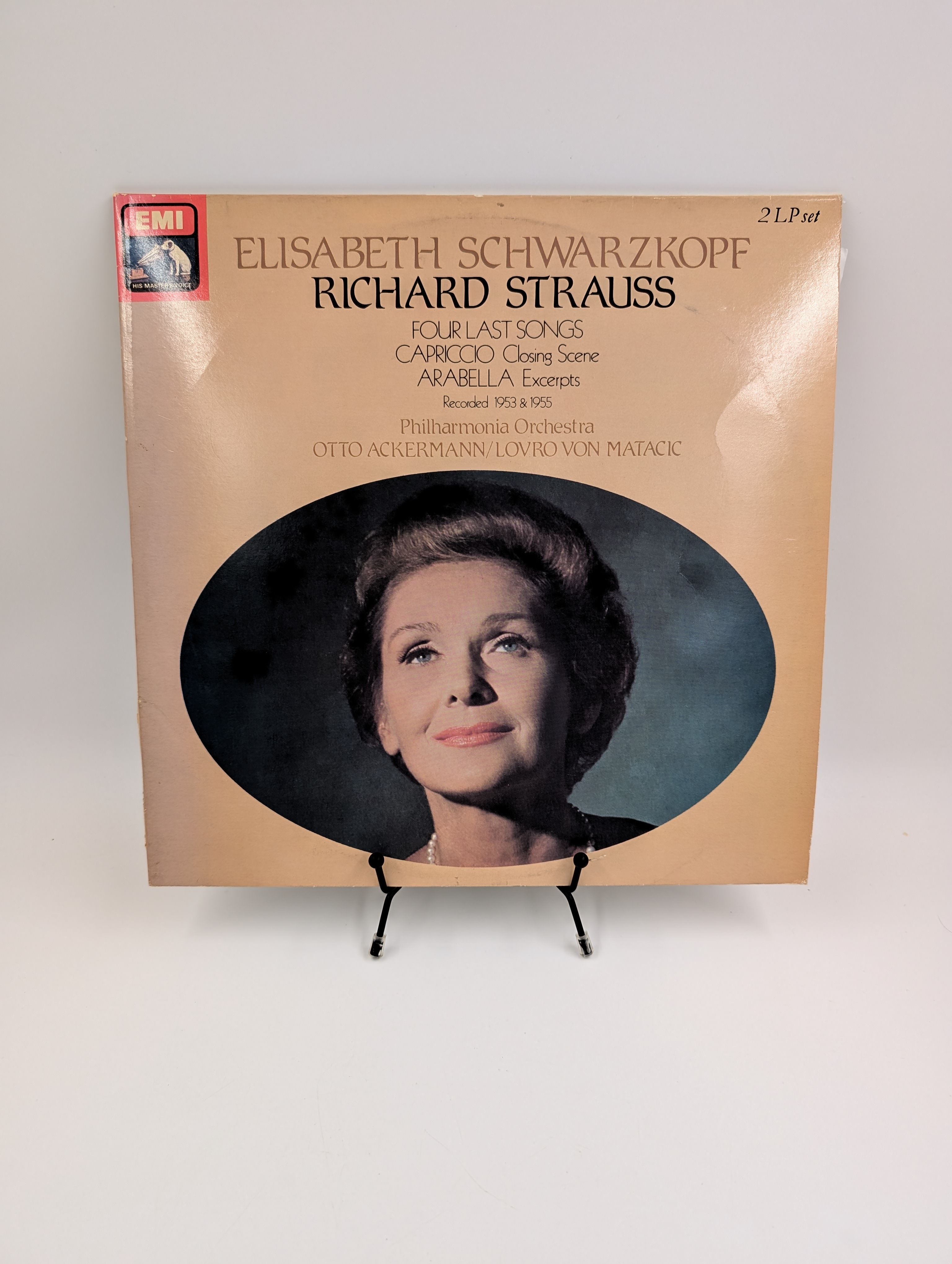 Vinyle 33 tours Elisabeth Schwarzkopf : Richard Strauss  5 Vulbens (74)