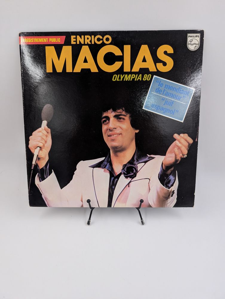 Vinyle 33 tours Enregistrement Public Enrico Macias Olympia 5 Vulbens (74)